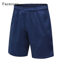 Facecozy Men Summer Breathable Running Shorts Elastic Waistband Quick Dry Short Trousers Male Fitness Yoga Training Sport Shorts