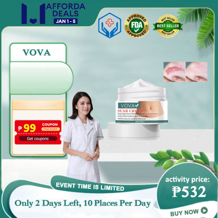 1.1 VOVA ACNE FACE CREAM Lazada PH