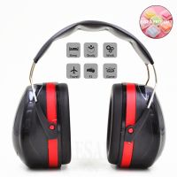 Foldable Head Earmuffs Anti-Noise Ear Protector NRR 30dB For Work Study Sleeping Woodwork Shooting Hearing Protection Ear Safety