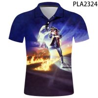 2023 NEW Style Summer Back To The Future 3D Printed Polo Shirt Men Cool Streetwear Fashion Camisas Harajuku Short Sleeve Casual Hombres RopaNew product，Can be customization