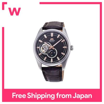 Orientนาฬิกา] นาฬิการ่วมสมัยกึ่งโครงกระดูกขนาดเล็กกลไกที่สอง (Temakizuke) สีน้ำตาลนาฬิกาผู้ชายที่มีความคมชัดสูง (Temakizuke) เป็นนาฬิกาที่สามารถปรับแต่งได้ตามความต้องการของคุณ