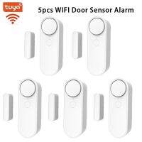 【hot】◕☍﹊  5pcs  WiFi Door Detector / Closed Window Magnetic Sensor Security Alarm Tuya