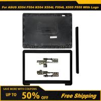 NEW For ASUS X554 F554 K554 X554L F554L X555 F555 Laptop LCD Back Cover/Front Bezel/Hinges Cover Palmrest Top Lower Bottom Case