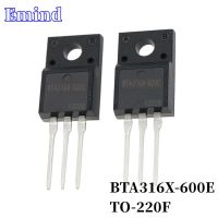 5Pcs BTA316X-600E BTA316X Thyristor TO-220F Plastic Package 16A/600V DIP Triac Large Chip