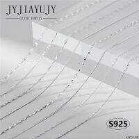 JYJIAYUJY เงินแท้ 100% S925 สร้อยคอสามลูกปัดเครื่องประดับแฟชั่นเกาหลีของขวัญภูมิแพ้ฟรี AYC01-RP