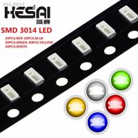 【CW】☋✔☂  5 Colors 3014 SMD Led Super Red/Green/Blue/Yellow/White Diode