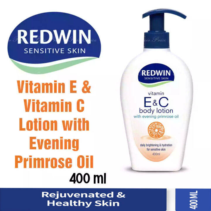 Redwin Vitamin E & Vitamin C Lotion with Evening Primrose Oil 400ml