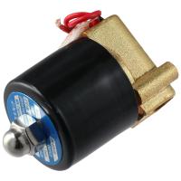 TF3O3AF3A วาล์วขดลวดนิวเมติกนิ้ว NPT 1/4 AC220V 2W025-08โซลินอยด์วาล์วปกติเป็นสีดำประเภทการเชื่อมต่อน้ำ