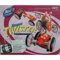 รถบังคับวิทยุ STUNT TWISTER ล้อหน้าหมุนได้ 360 องศา ยืดและหดตัวได้ มีไฟดิสโก้ NO.21858 สีฟ้า