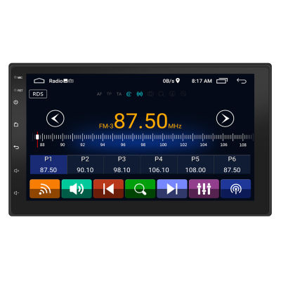 วิทยุติดรถยนต์2 Din Bluetooth-Compatible GPS 7นิ้ว IPS Screen FM MP5 Player