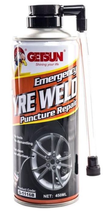 getsun-emergency-tyre-weld-g-1116b-สเปรย์ปะยางและเติมลมฉุกเฉิน-สเปรย์ปะยาง-ปะยางรั่วฉุกเฉิน-เติมลม-ใช้ง่ายและสะดวก-ขนาด-450ml