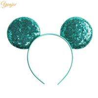 14pcslot 2020 Fashion Sequins Mouse Ears Headband Glittle DIY Girls Hair Accessories For Women Hairband Party Accesorios Mujer