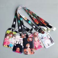 【CW】 1 Set Anime Spirited Away Card Cases Lanyard Badge ID Cards Holders Neck Straps