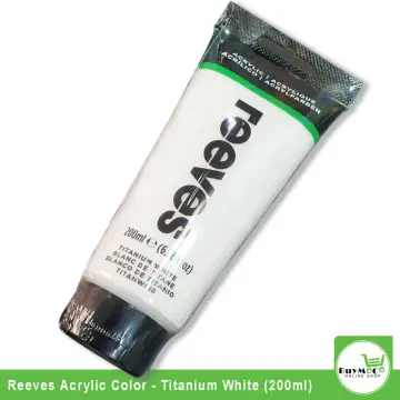 Reeves Acrylic Paint Mars Black, tube 200 ml, Reeves acrylic paint