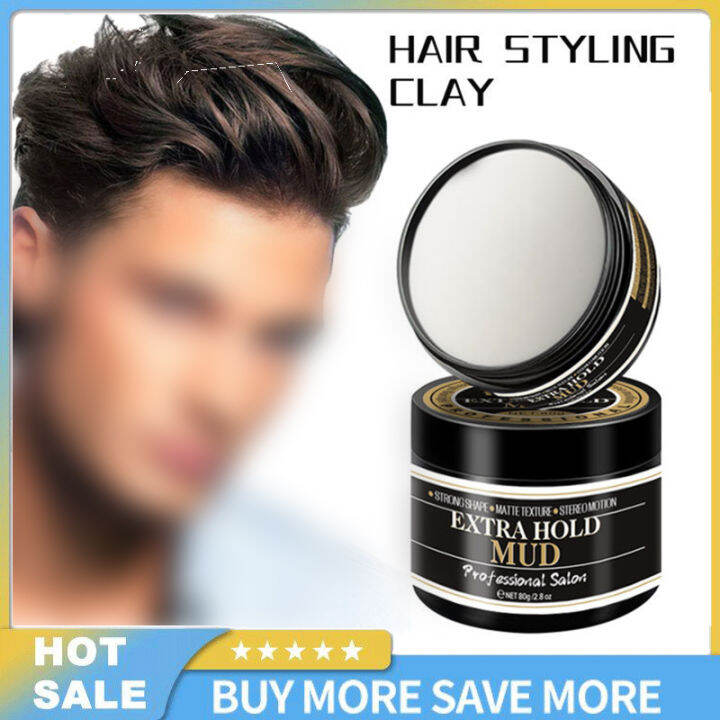 Matte Hair Paste Men Styling Flexible Hold Hair Clay Fragrance Natural