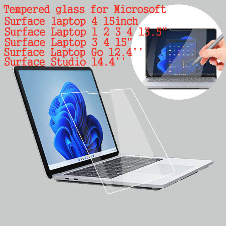 Tempered Glass for Microsoft Surface Laptop 1 2 3 4 13.5" Laptop 3 4