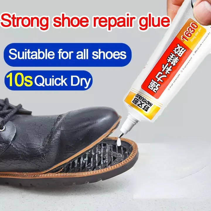 Shoe Glue for Rubber Shoes Waterproof Barge Cement for Shoes