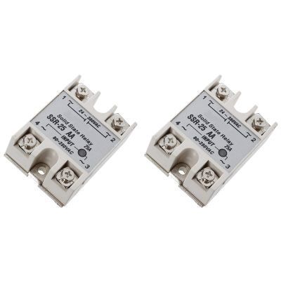 2X SSR-25AA 80-250V 25A Machinery Control AC Solid Module State Relays