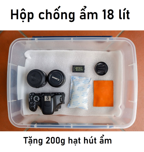 Combo Hộp Chống Ẩm 18 Lít Cho Máy Ảnh Hàng Việt Nam Siêu Bền | Lazada.Vn