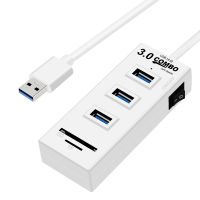 【In-demand】 Gadget Lab Bd USB 3.0 Hub Card Reader 3พอร์ต USB Hub Multi USB Splitter สวิตช์เปิด/ปิดพร้อม Sd/tf Card Reader สำหรับ MacBook แล็ปท็อป PC