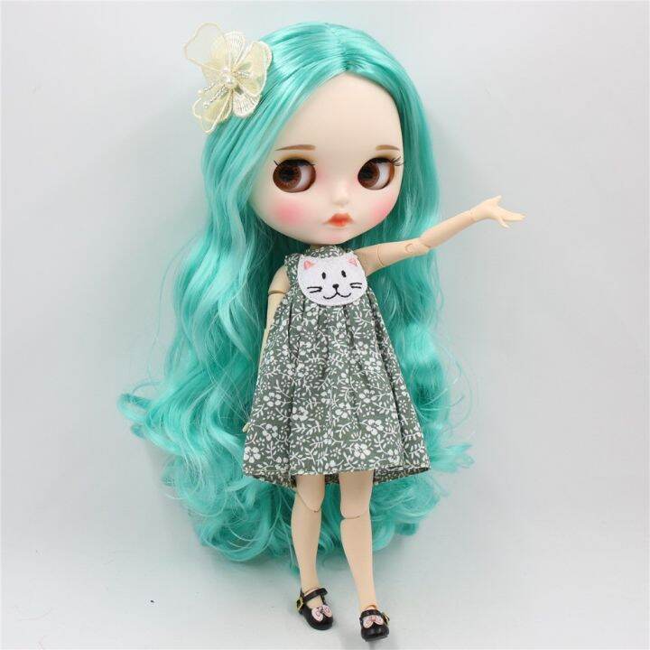 blyth-doll-1-6-bjd-white-skin-joint-body-new-matte-face-30cm-ตุ๊กตาบลายธ์