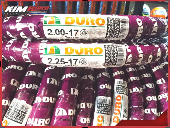 ยางมอเตอร์ไซค์-ลายดรีม-duro-ดูโร่-ยางนอก-รุ่น-dm1123-เบอร์-2-25-17-และ-เบอร์-2-50-17-2-เส้น-ลายดรีม-ยางใหม่-มาตราฐาน-มอก-ยางเบอร์-200-ยางเบอร์-225-ยางเบ