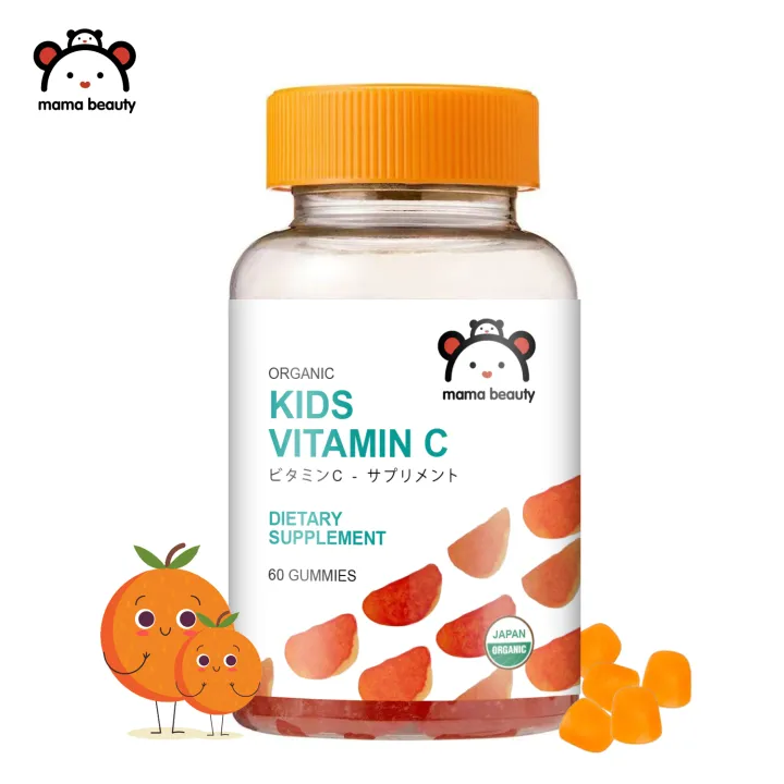 Mama Beauty Vitamin C Gummies วิตามินดี3 เด็ก อาหารเสริมเด็ก วิตามินสําหรับเด็ก วิตามินซี เด็ก กลิ่นโคล่า อาหารเสริมสําหรับเด็ก