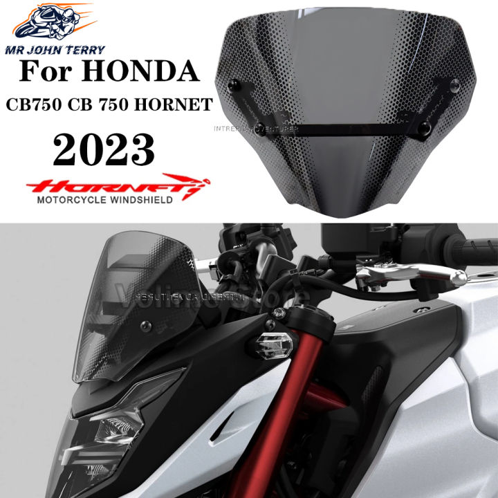 อุปกรณ์เสริมฝาครอบป้องกันกระจกหน้ารถ2023กระจกรถจักรยานยนต์สำหรับ-honda-cb750-cb-750-hornet-87tixgportz
