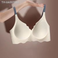 ℡✲❒  No Trace Top Women  39;s Underwear No Steel Ring Pure Desire Comfortable Upper Support Sling Adjustable Beauty Back Bra Thin Section