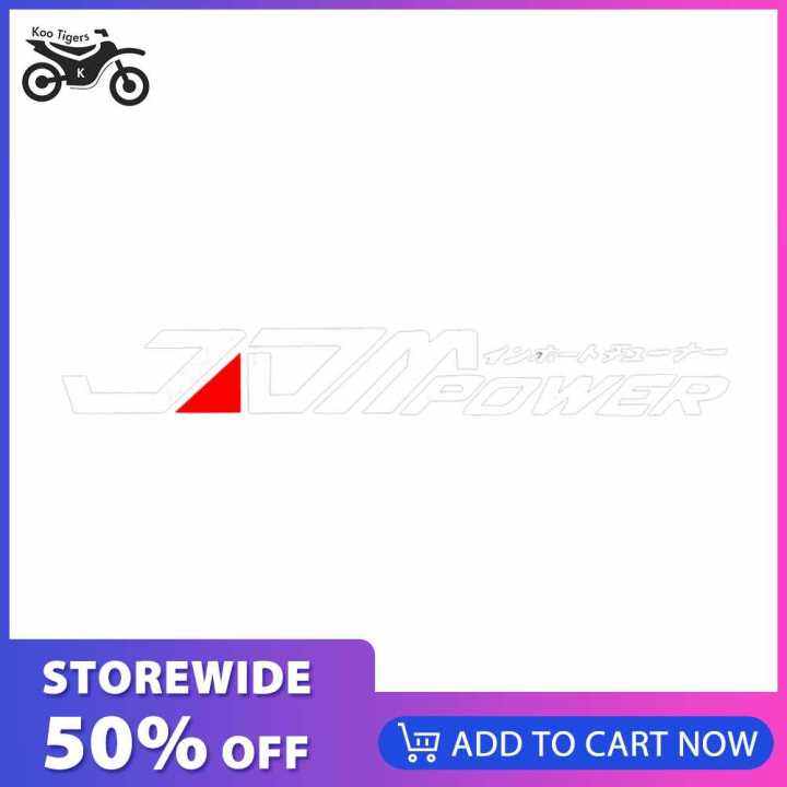 Jdm Power Car Stickers Reflective Auto Bumper Styling Decals Decoration