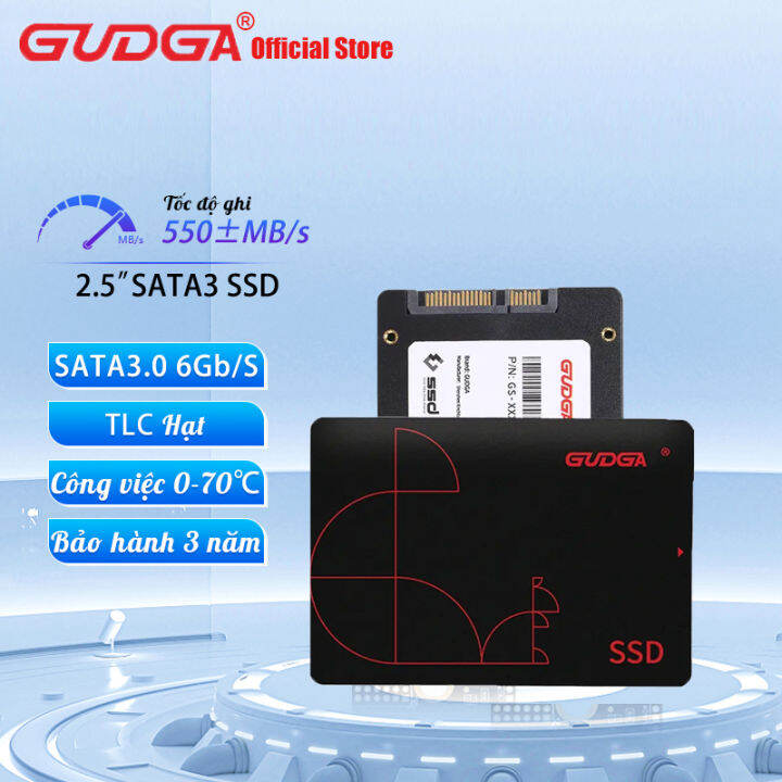 GUDGA Ổ Cứng SSD Hdd 2.5 SATA3 SSD 120Gb 240Gb 480Gb 128GB 256G 1TB 2TB ...