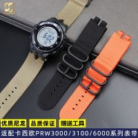 Suitable for CASIO Casio PRW3000/3100/6000/6100Y series modified waterproof nylon watch strap