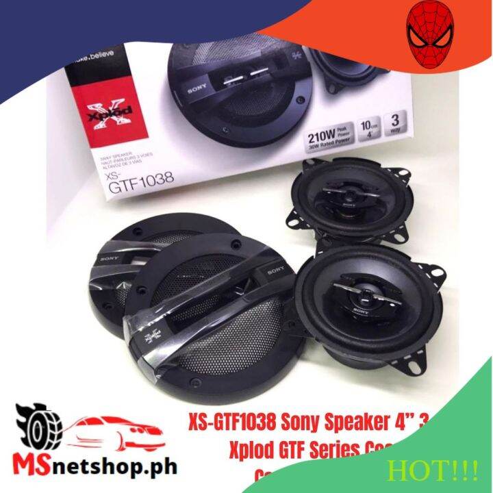 AS XSGTF1038 Sony Speaker 4” 3way Xplod GTF Series Coaxial Car Door