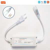 ☢ 220V 230V Tuya Wifi LED Controller Warm White Single Color 5050 3528 LED Flexible Strip Dimmer Smart Life Voice for Alexa Google