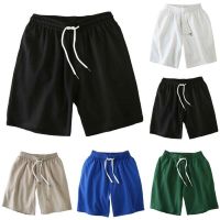 CODtianjia6731 Pakaian Lelaki Kasual Seluar Pendek Men Short Pants Solid Color Casual Sports Quick-drying