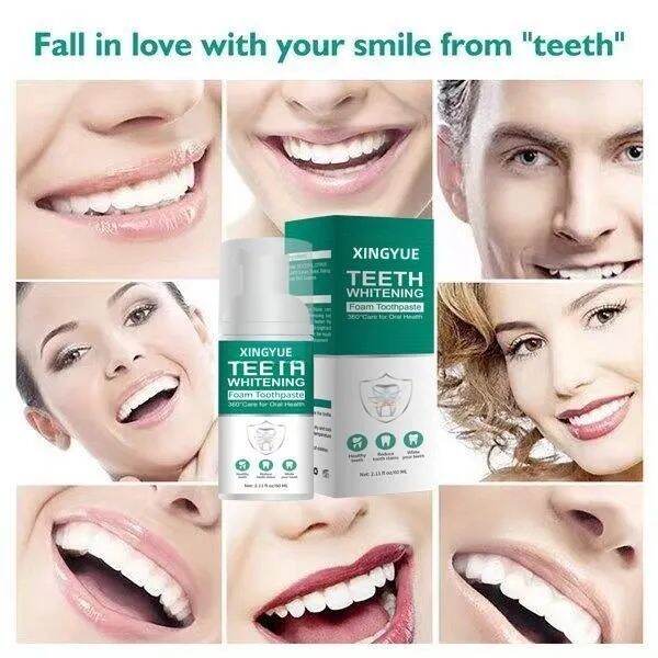 Teeth Teeth Whitening Mousse Toothpaste Cleansing Teeth Mousse Remove 