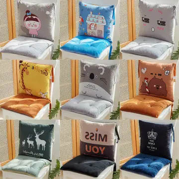 Chair One-piece Cushion Office Sedentary Butt Mat Student Seat Back Cushions  Waist Support Chair Backrest Mat Home Decoration