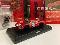 1/64 KYOSHO ของเล่นโมเดลตกแต่งรถโลหะผสม1967 P4 330เลอแมนคอลเลกชั่น F1