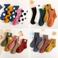 5 Pairs Baby Boys Winter Socks Cartoon Bear Kids Spring Autumn Cotton Breathable Keep Warm Floor Anti skid Girls