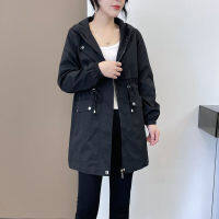 XEC104 Fleece Trench Coat ผู้หญิง2021ฤดูหนาวใหม่เกาหลีสไตล์สบายๆหลวมเสื้อกันหนาวแฟชั่นหนากลางความยาวเสื้อผ้าฝ้าย