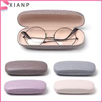 XIANP ใหม่ แข็ง แบบพกพา ป้องกันแว่นตา กล่องใส่แว่นอ่านหนังสือ กล่องแว่นตา เคสแว่น