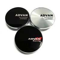 Style 4pc 51mm ADVAN Wheel Center Cap Small Size Chrome Modified Sports Wheel Hub Cap Cover Fit for ADVAN Wheel