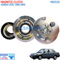 คลัชคอมแอร์ ฮอนด้า ซีวิค 1990 - 2000  ซิตี้96 , ซีอาร์วี96 MGC0126 AC Compressor Clutch for Honda Civic 92-20 EG, EK ร่องซี่ 4PK หน้าคลัช ชุดคลัช