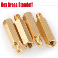 M2 M2.5 M3 M4 M5*2-80mm Hex Brass Male Female Standoff Board Stud Metric Hexagon Threaded Pillar PCB Motherboard Spacer Bolt Nails Screws Fasteners