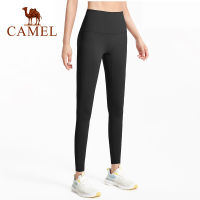 Camel กางเกงโยคะสตรีเอวสูงสำหรับออกกำลังกาย,กางเกงฟิตเนสผ้ายืดระบายอากาศได้ดีกางเกงกีฬา