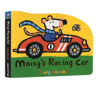 Original English picture book maisy S racing car mouse Bobo vehicle modeling cardboard book childrens Enlightenment early education reading parent-child interactive picture book