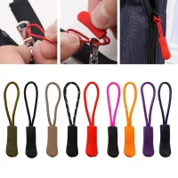 10/20Pcs Replacement Zipper Pull Puller End Fit Rope Tag Fixer Zip Cord Tab Clip Broken Buckle Travel Bag Suitcase Tent Backpack Cleaning Tools