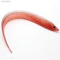 ✟♙▩ 1 Pcs Sea Fishing Transparent Knifefish Shape Simulation Bait Soft Fish Luya Bait Boat Fishing