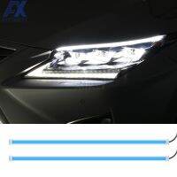 L+R Sequential LED Strip Turn Signal Indicator DRL Daytime Running Light Car Headlight Assembly Lighting Upgrade Dynamic Flowing