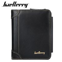 Fashion PU Leather Mens Wallet 2022 New Multi-card Tri-fold Zipper Coin Purse Luxury Brand Short Wallet Men Thin Card Holder